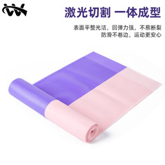 跨境雙色瑜伽拉力片TPE健身美體運動伸展帶瑜伽輔助拉力繩拉力片