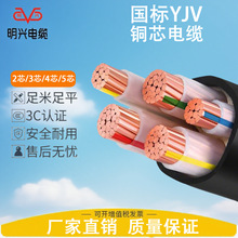 明興YJV國標純銅芯2 3 4 5芯4 6 10 16 25平方架空電力戶外電纜線