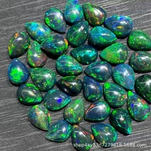 天然欧泊裸石满火绚丽成色如图颜色鲜艳形状饱满DIY天然欧泊批发