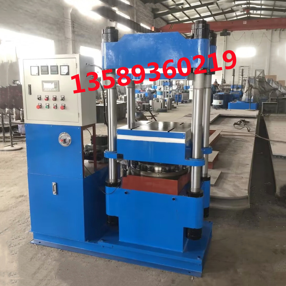 山东青岛100T 电加热热压机平板硫化机   硅橡胶制品模压成型机