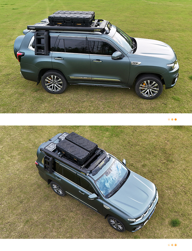 Beijing Bj60 Roof Rack Ladder Bag Mountain Curve Brand Non-Destructive Installation Roof Platform