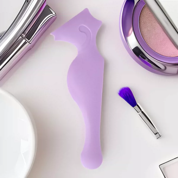 Multifunctional Eye Makeup Aid, Silicone Beauty Tool, Novice Eyeliner Drawing Tool, Eyeshadow Brush, Mascara Aid