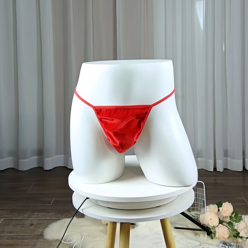 Men's Thong Sexy Low-Waist Summer T-Pants Thong Thin Strap New Underwear Cross-Border Ready Stock