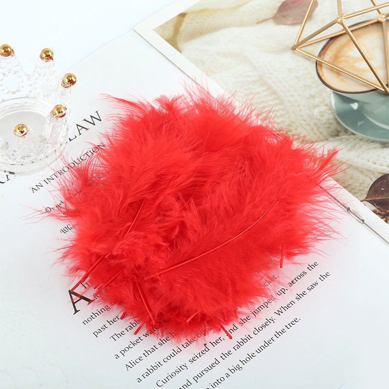 Pelotas de pavo, plumas de terciopelo de cola afilada, plumas de colores, Dreamnet, plumas, plumas, luces de plumas, bolas de olas, plumas, venta al por mayor transfronteriza