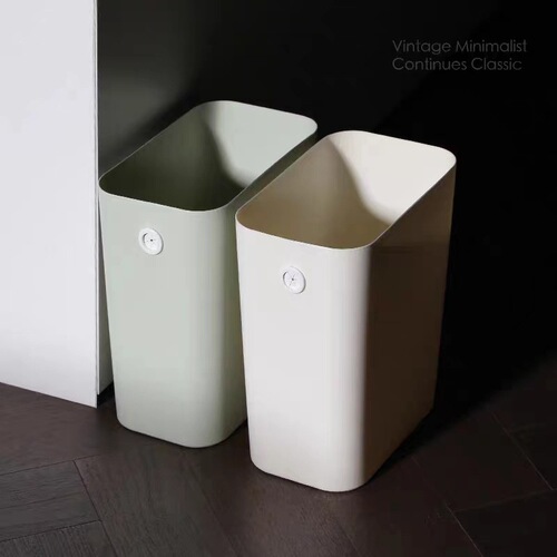 Wholesale bathroom gap trash can household bedroom living room kitchen garbage basket lidless toilet paper basket