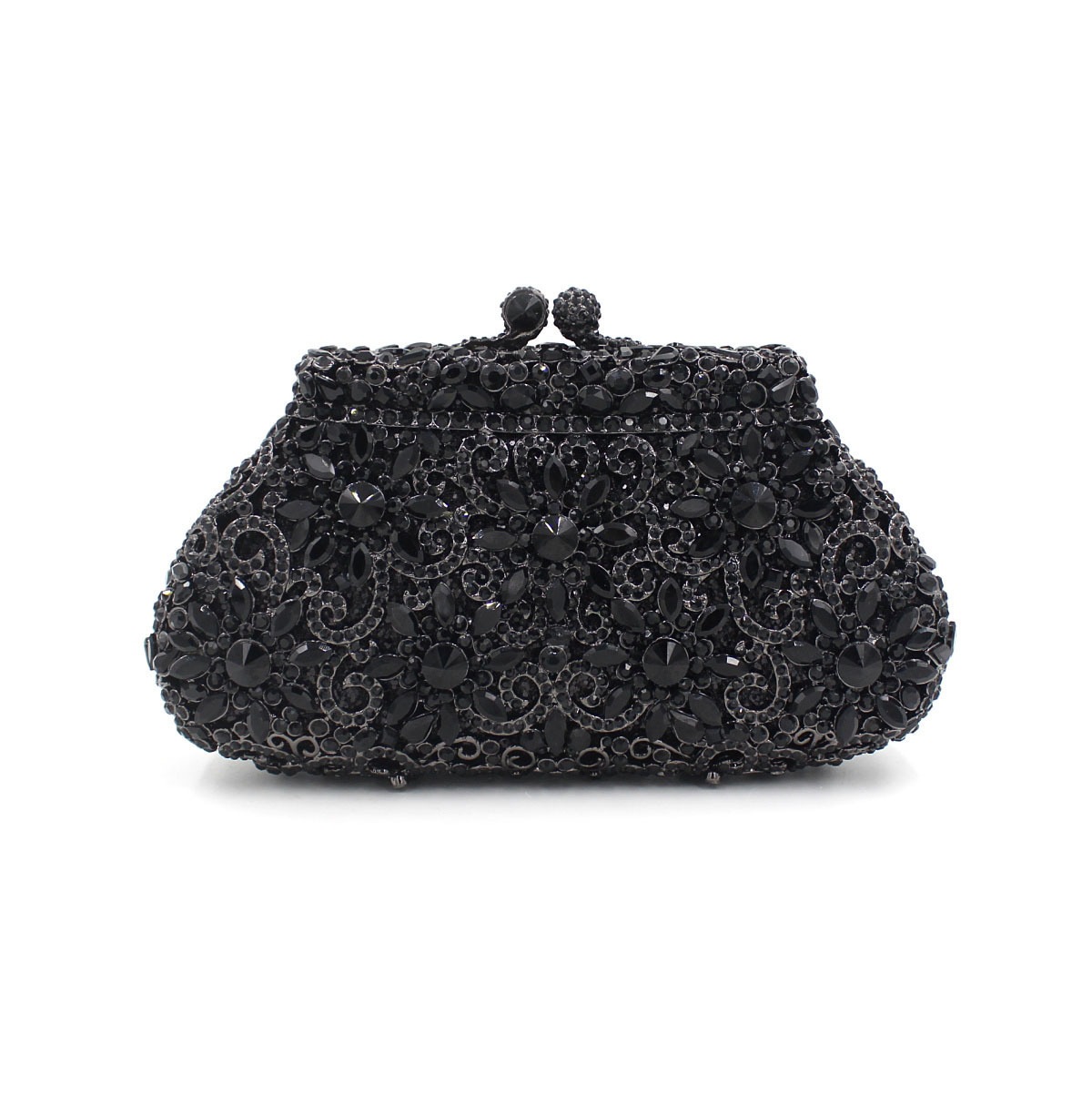 BL004 AliExpress bolsas de diamante de agua de cristal de metal de aire bolsas de cena de diamantes bolsas de mano damas púrpura