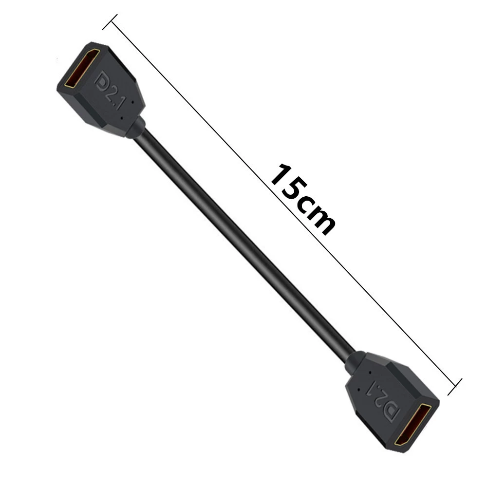 Версия 2.1 DisplayPort женский DP2.1 54Gbps поддерживает 16K@30Hz 8K@240Hz серебряное покрытие