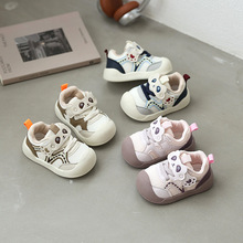 一件代发学步鞋男女童机能鞋春秋新款女童软底防滑运动鞋网面鞋子