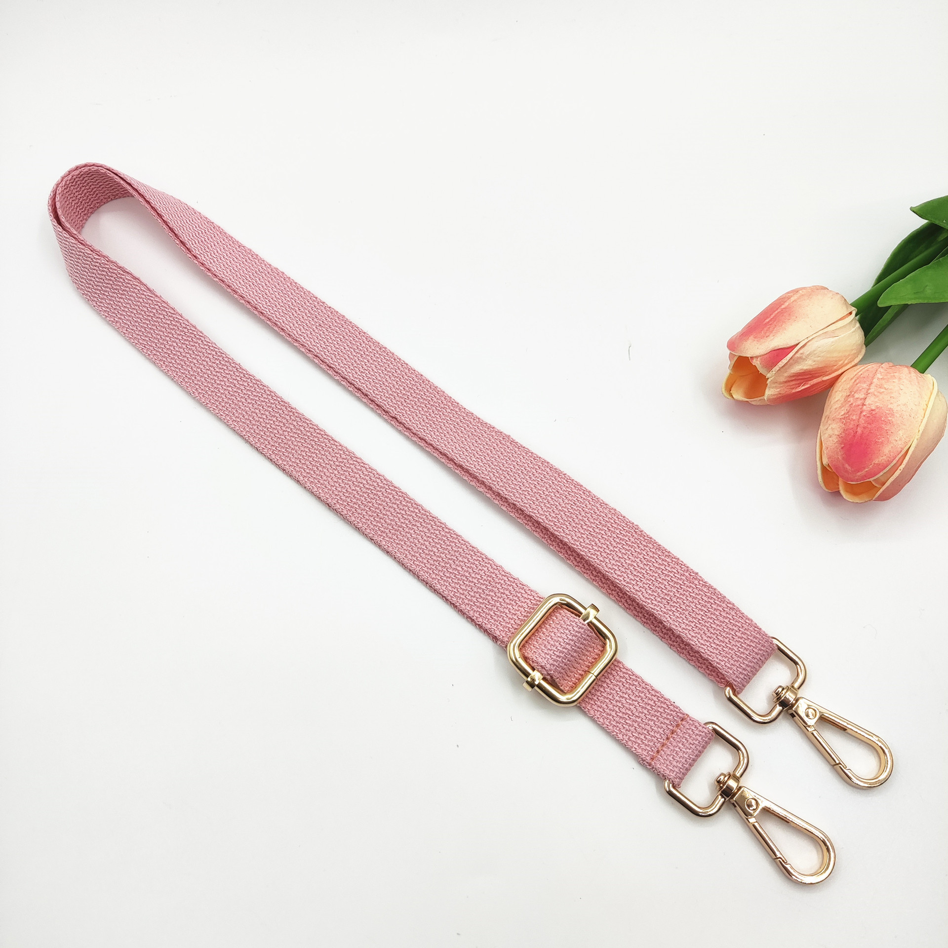 1 Pieza Poliéster Algodón Color Sólido Correa De La Bolsa display picture 6