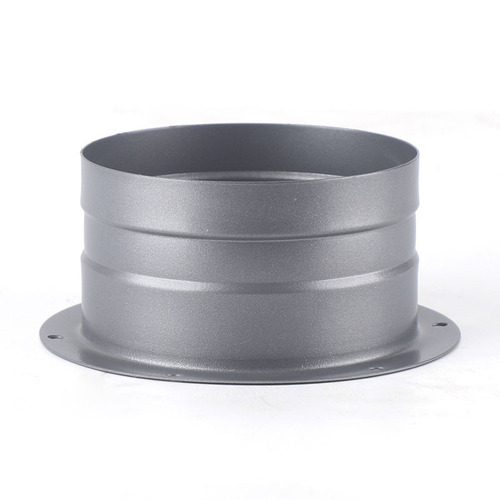 New wind system metal flange joint exhaust pipe connector new wind machine outlet square to round transition interface base
