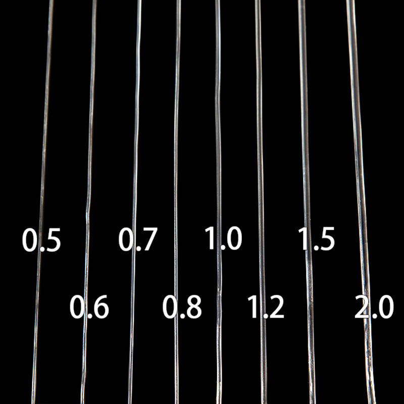 Cuerda de cristal transparente, hilo elástico, cuerda de Wenwan, pulsera, pulsera con cuentas, cuerda, hilo de pescado coreano, elástico al por mayor