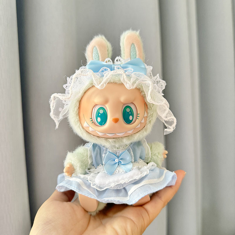 服のみ】第二世代ブラインドボックス ラブブ服 エポキシ樹脂製顔飾り ラブブ シットシットパーティーシリーズ ベビー服 可愛い|undefined