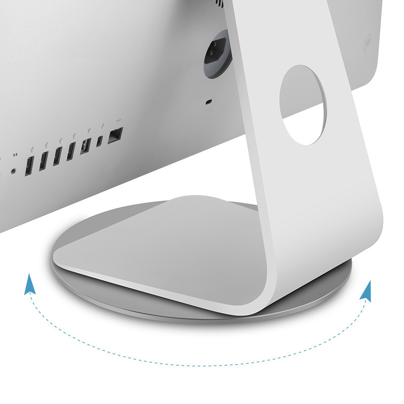 Epp All-In-One Imac Computer Monitor Elevated Base Can Rotate 360-Degree Rotating Chassis Aluminum Alloy Bracket