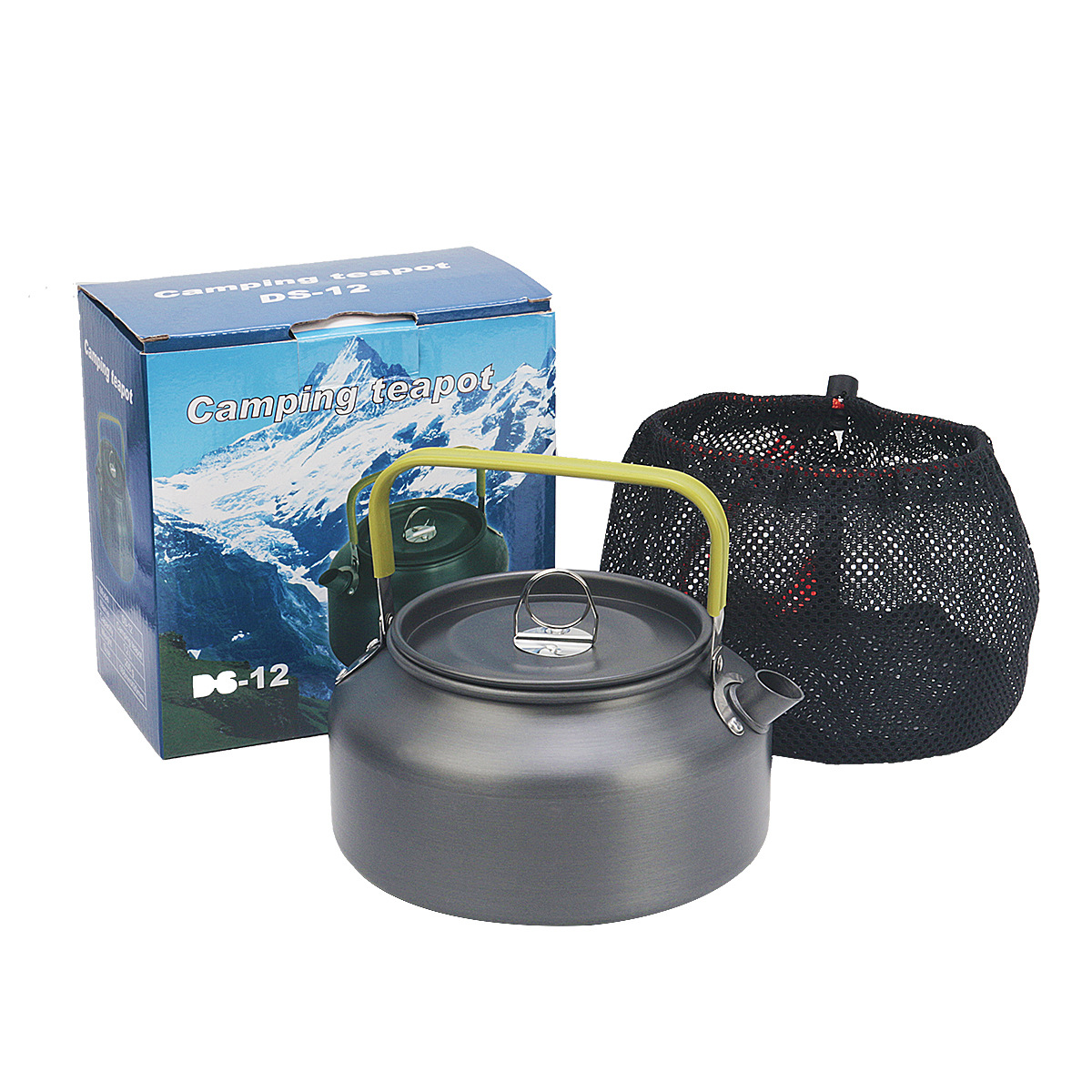 Suministro de tetera de té al aire libre 1.2L camping hervidor de agua picnic tetera de té portátil cafetera ultraligera al por mayor