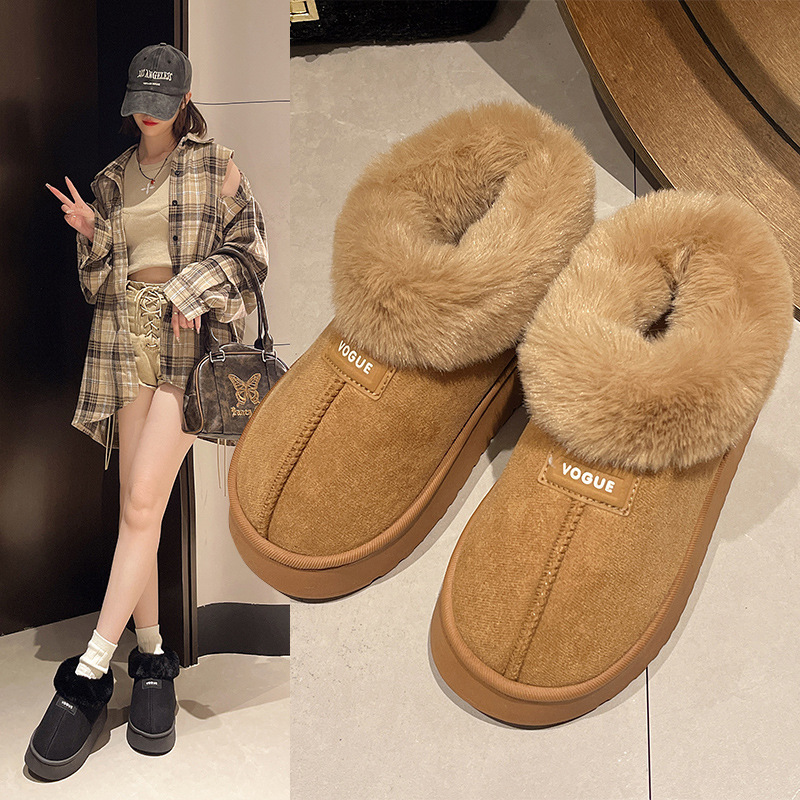 Foreign trade large size new winter plus velvet snow boots for men…
