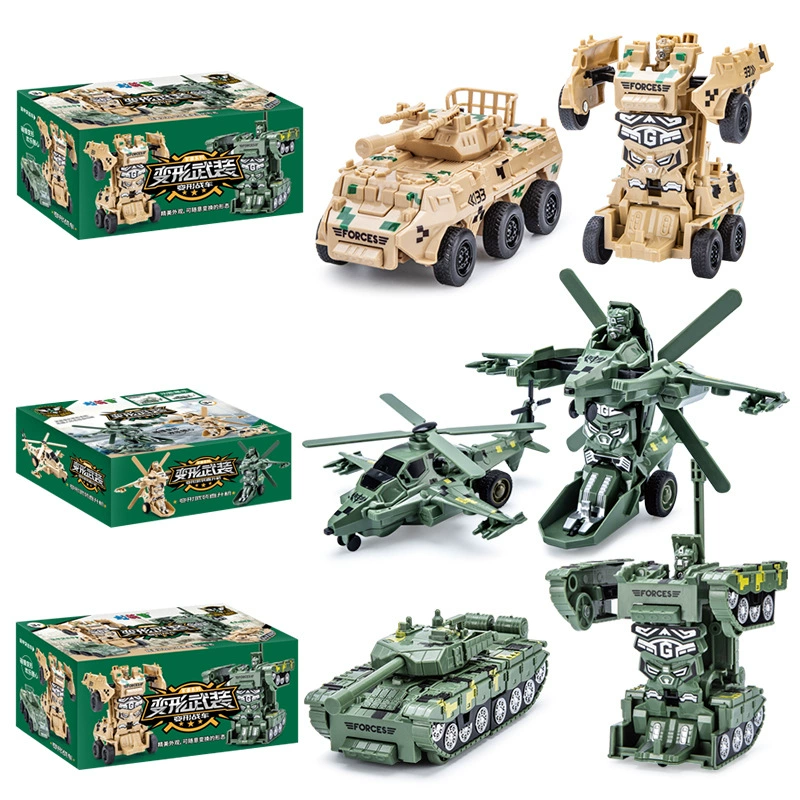 Transformer, toy car for boys, inertia tank, airplane, robot