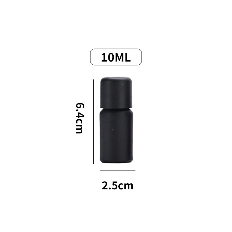 スポット30mlエッセンシャルオイルボトル黒色ガラス防犯圧旋キャップ化粧品サンプル分注ガラス瓶原液ボトル|undefined