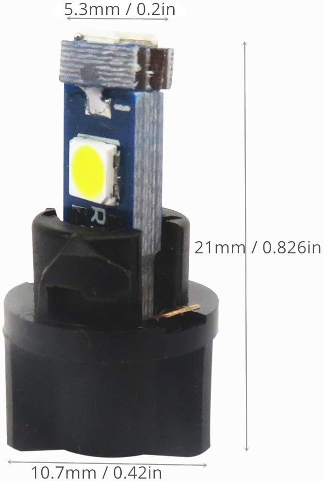 Luz de instrumentos de automóviles transfronterizos B8.5 B8.3 LED - 3030 - 3SMD luz de instrumentos luz de aire acondicionado luz de marcha T5