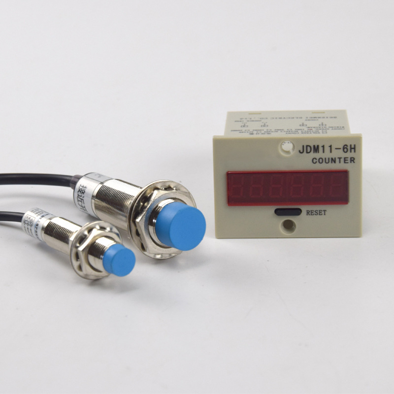 カウンター電子デジタル表示光電赤外線組立ライン産業用コンベヤベルト自動磁気誘導カウンターカウンター|undefined