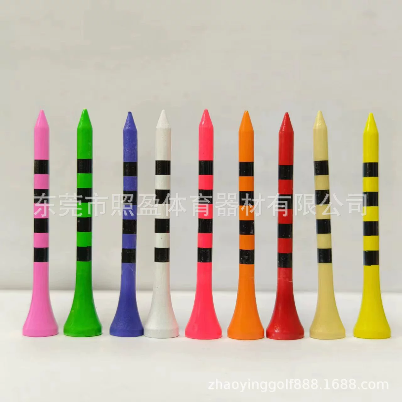 Производители Оптовые гольф деревянные гвозди, бамбуковые гвозди, гольф деревянный тройник, мяч лоток мяч ногти полосатые деревянные мяч ногти