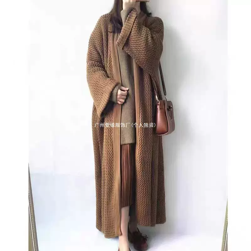 Демисезонная длинная кардиган, свитер, куртка, oversize, плюс размер