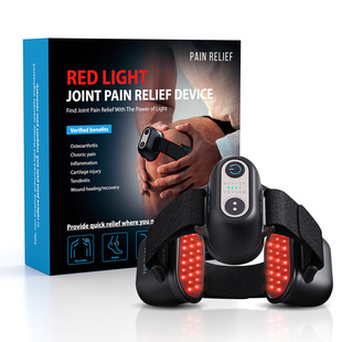 Electric Portable Led Red Light Knee Protector Instrument Adjustable Strap Design Joint Shoulder Pain Physiotherapy Instrument