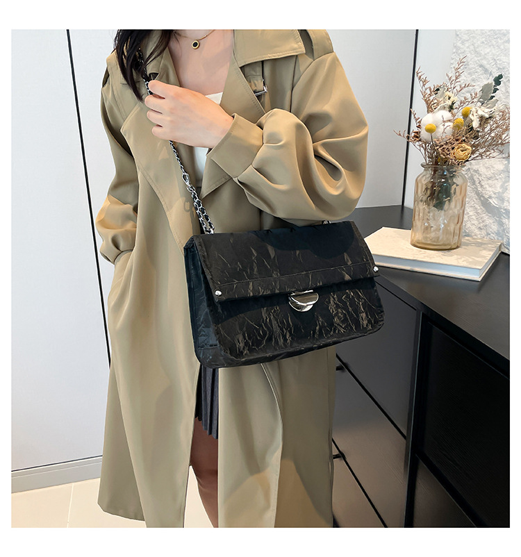 Lille niche med stor kapacitet til kvinder 2024 ny afslappet kædearmhuletaske, moderigtig og alsidig enkelt skulder_voghion.com