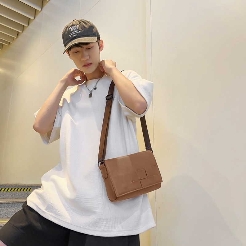 polyurethane shoulder bag hip-hop style