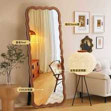 ✅中古全身镜家用落地镜网红异形镜壁挂高清穿衣镜女生卧室试衣镜