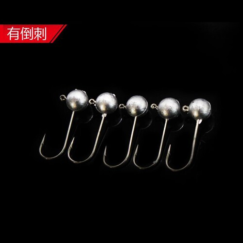 Round root hook, glow-in-the-dark round head root hook 1.5g 2g 3g with barbed hook