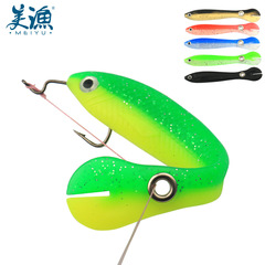 American Fishing Aggressive Mud Loach Jumping Simulation Fish Jumping Twitching Lure Soft Bait 10cm/6g