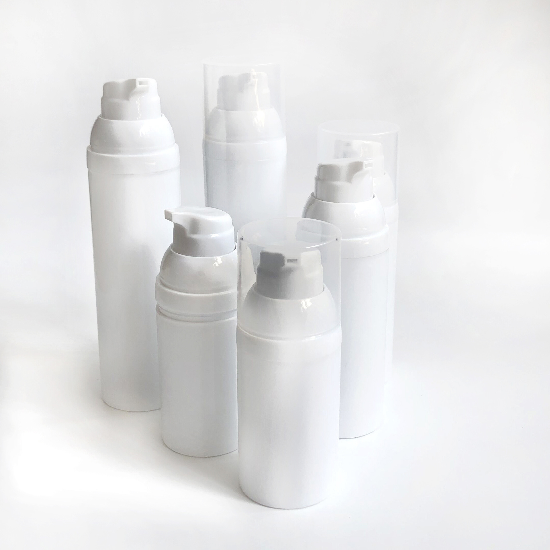 PP卡扣式真空瓶  30ML 50ML 80ML乳液凝胶瓶 洗护分装瓶