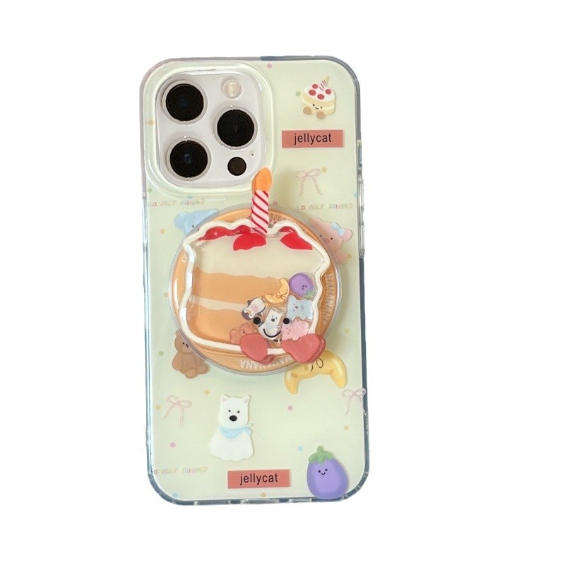 Cachorro animal de dibujos animados lindo para Apple 16Promax funda magnética para teléfono móvil 14pro/15pro girl 13p