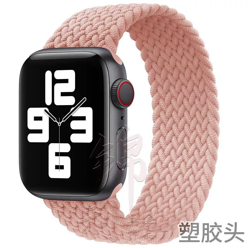 Ремешок для часов (Apple) нейлоновый тканый эластичный однослойный, 22 мм пластиковый разъем, длины 125–165 мм