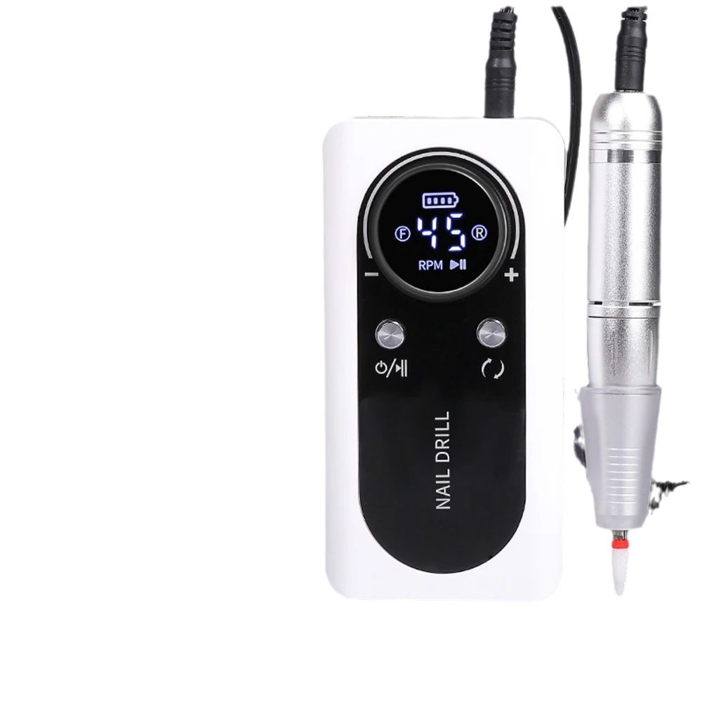 Profissional transfronterizo nuevo tipo de recarga V2 amolador de uñas 45000 rpm amolador de uñas eléctrico portátil descarga profesional