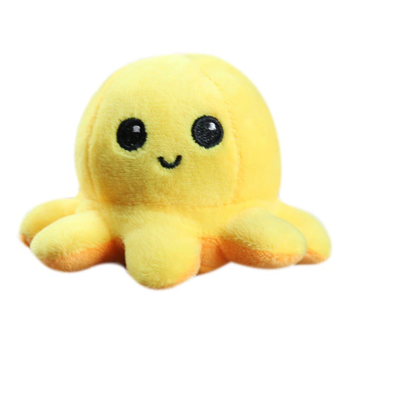 Милый флип Осьминог плюшевая игрушка Свадебная бросок кукла осьминог кукла маленький кулон