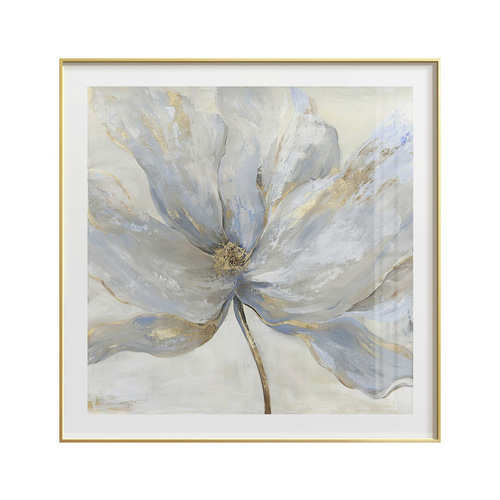 Modern American Light Luxury Living Room Decorative Painting Sofa Background Wall Hanging Painting French Flowers Dining Room Restaurant Dual Panel Wall Art