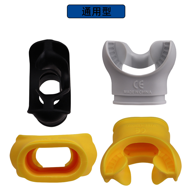 HOTDIVE snorkeling boquilla de silicona cabeza secundaria tubo de respiración dispositivo inodoro universal accesorios de buceo equipo de buceo