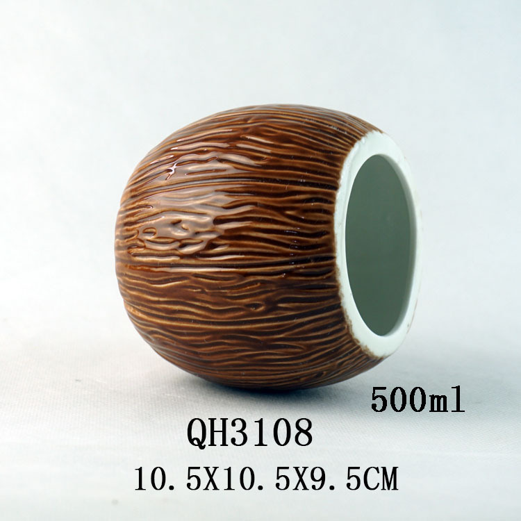 Transfronterizos Titi Taza Bar Taza de cóctel Hawaiian Teiki Taza Creativa Taza Cerámica Taza Zombie Taza Cerámica