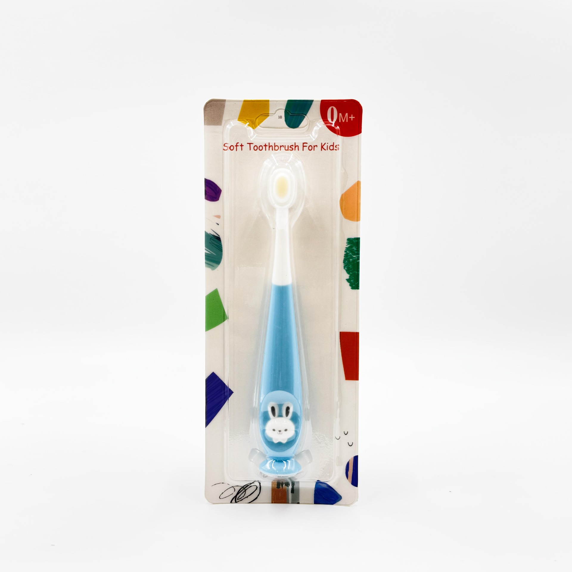 Cepillo de dientes de cabello suave de dibujos animados para niños, cepillo de dientes de cabello suave de conejo, 1 - 12 años de edad, dientes de limpieza oral de cabello suave para bebés