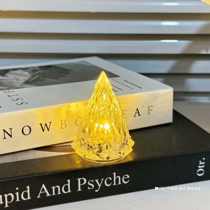 Árbol de Navidad estrellas noche lámpara habitación decoración Iceberg atmósfera lámpara decoración de escritorio regalos de Navidad al por mayor