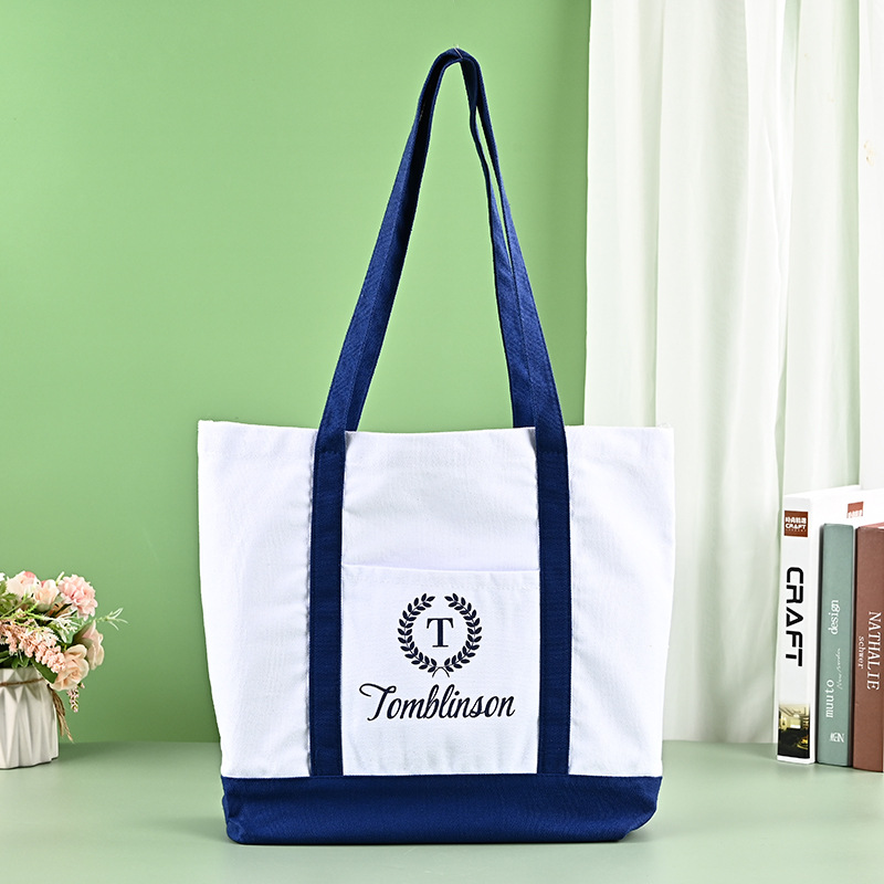 空白帆布袋棉布袋印花单肩帆布包学生培训机构手提袋可印LOGO