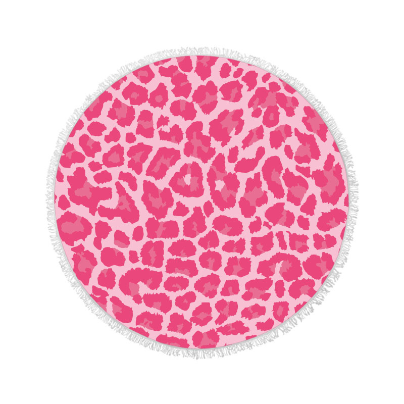 Flamingo microfibra de playa redonda Toalla de baño poliéster algodón impresión Toalla de playa absorbente Toalla de baño lote