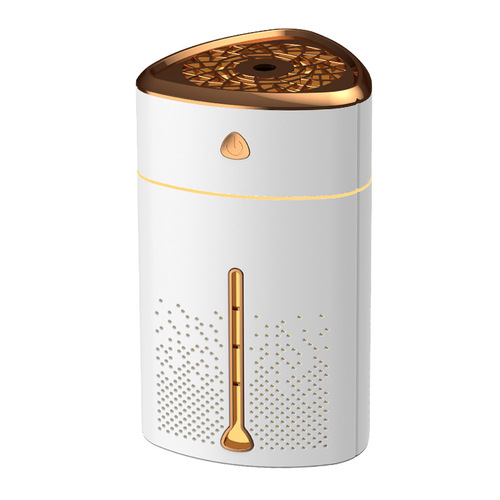 New silent bedroom USB humidifier household large fog volume hydration meter moisturizing night light atomizer wholesale