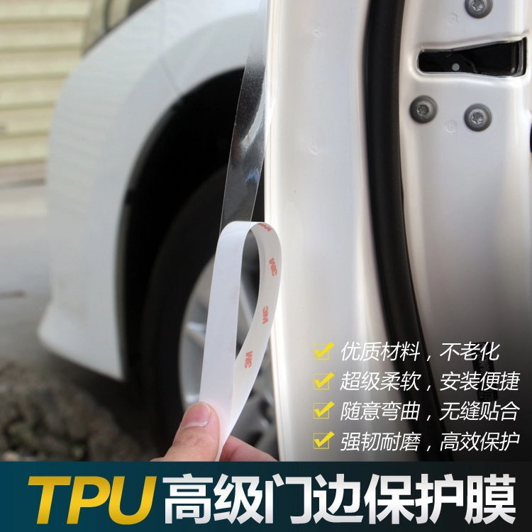 Paint Protection Film Threshold Sticker Electric Vehicle Transparent Car Wrap Tpu Door Panel Motorcycle Car Film New Model