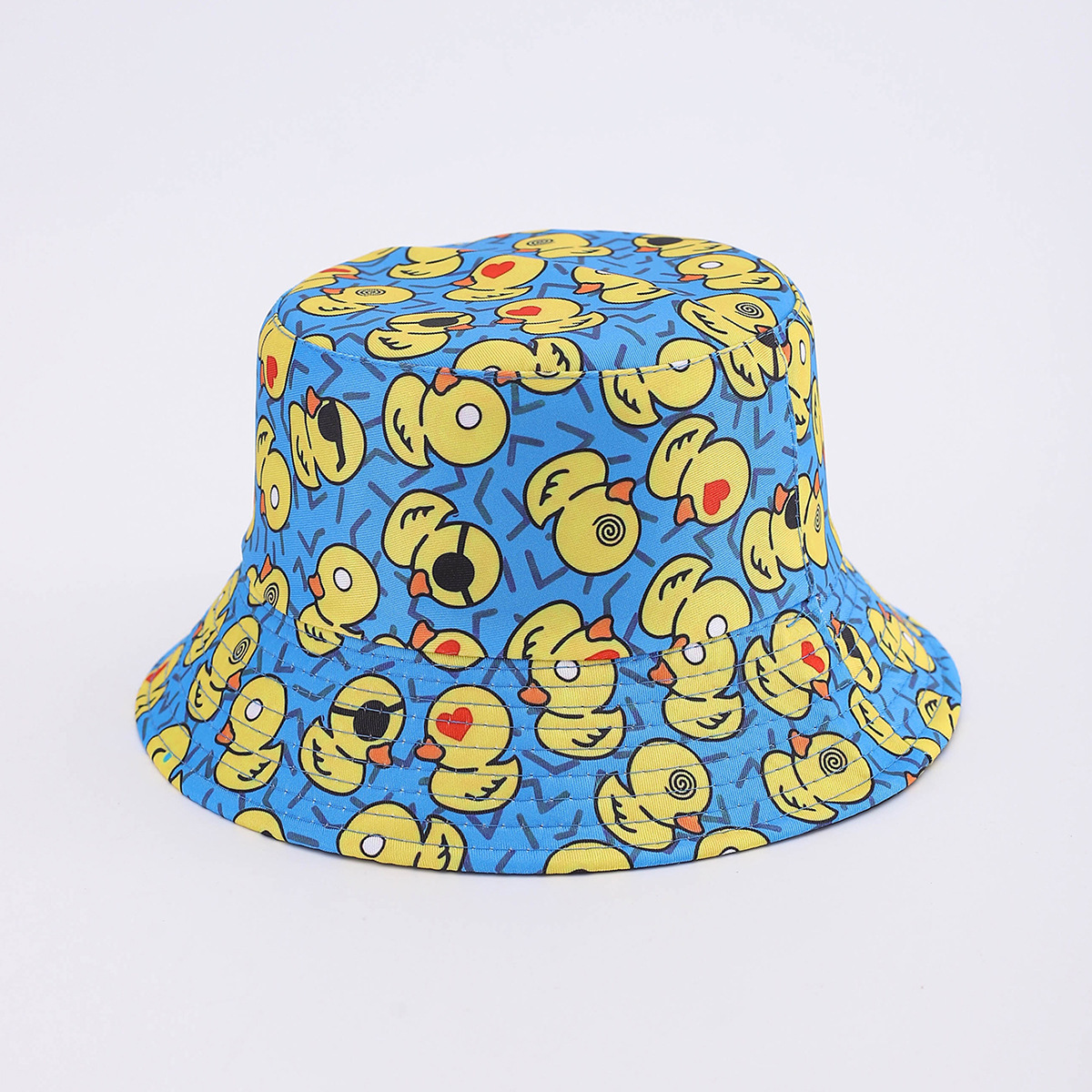 Nuevo pato amarillo impresión sombrero pescador sombrero hombre sombrero de sol moda ocio sombrero mujer sombrero de calle sombrero protector solar