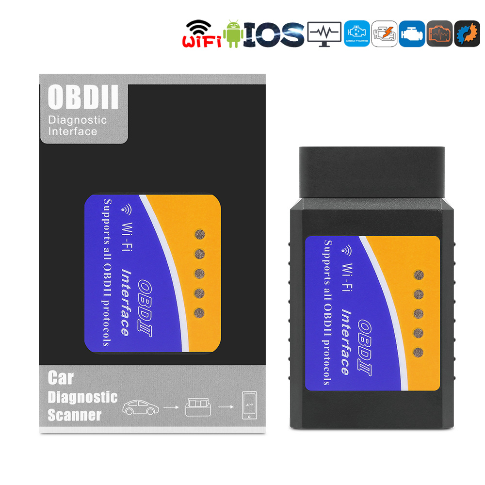 ELM WIFI OBD2 327 汽车检测 诊断仪 安卓苹果系统 全协议