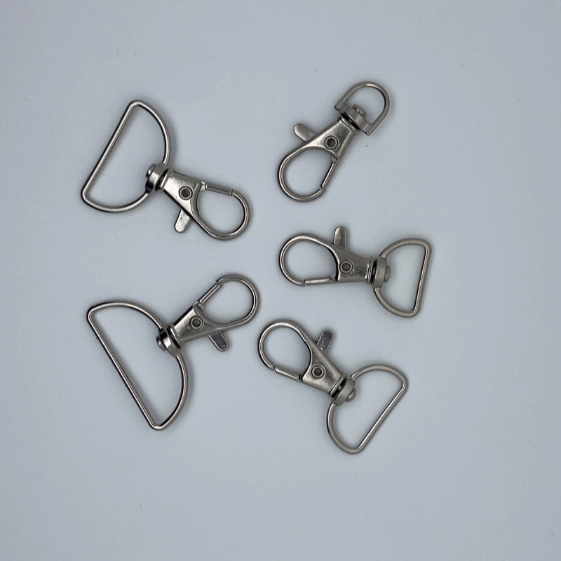 Оптовая продажа производителя, пряжка из цинкового сплава с рыбьим ртом, маленькая дверная пряжка, фурнитура для багажа, крючок, пряжка, аксессуары, пряжка для сумки, плечевой ремень, пряжка, подвеска