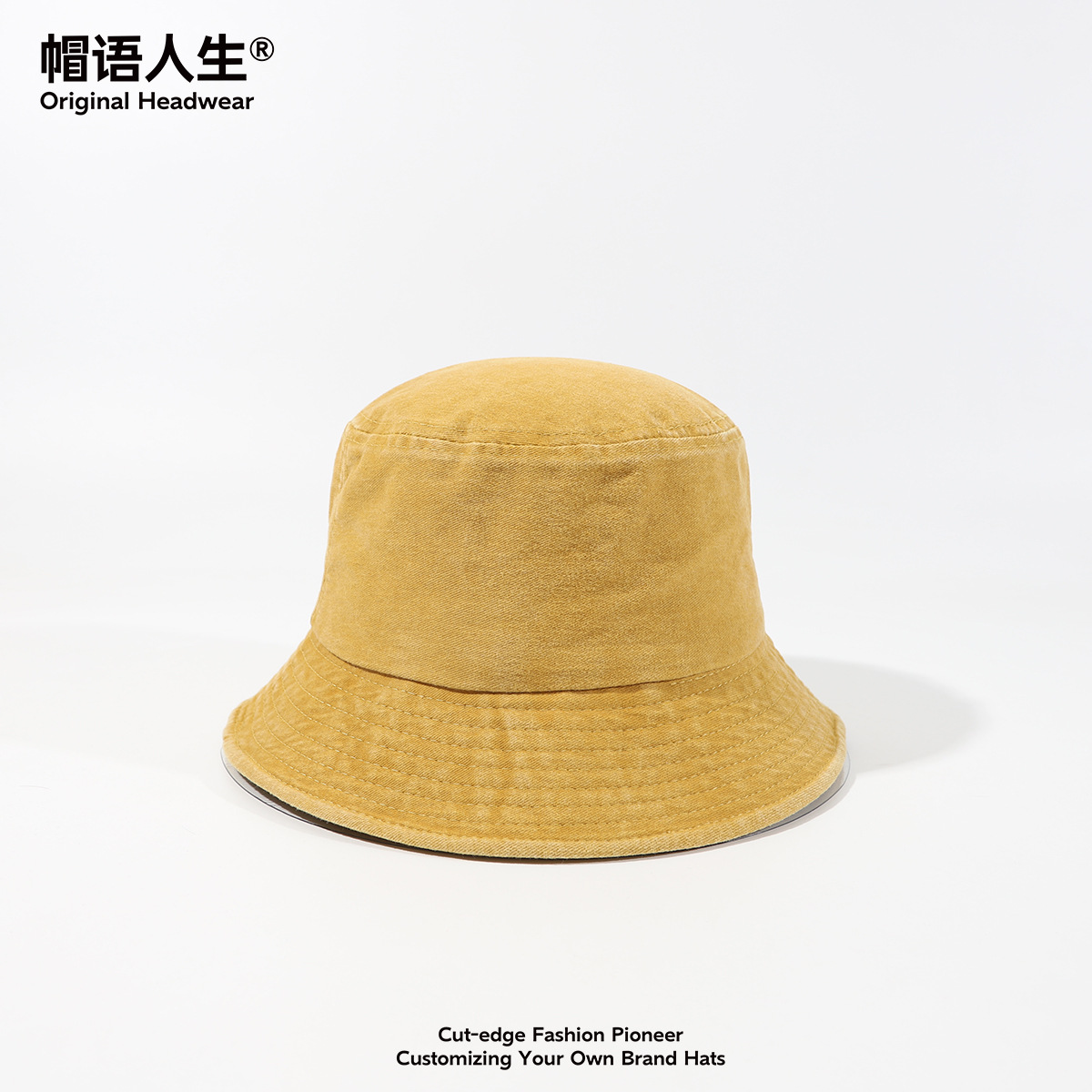 Sombreros de adultos pueden ser personalizados bordados logotipo impresión lavado sombrero de pescador vaquero sombrero solar al aire libre cool image 11