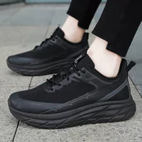 Breathable mesh sports shoes, demi‑season casual trainers, soft cushioned sole